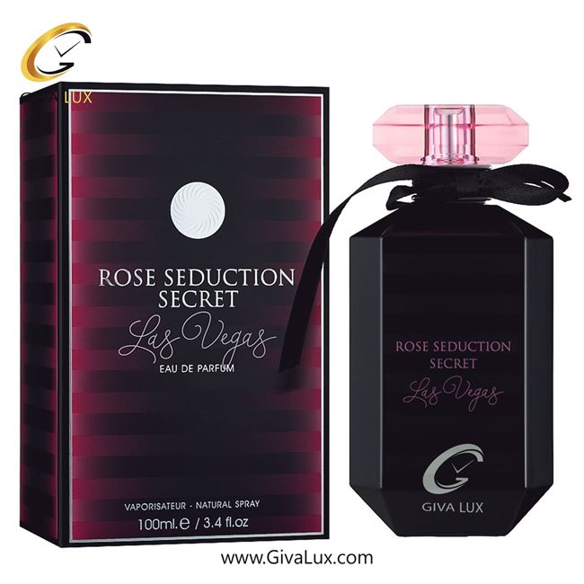  ادو پرفیوم  زنانه فرگرنس ورد اورجینال مدل Fragrance World Rose Seduction Secret Las Vegas | رز سداکشن سکرت لاس وگاس رایحه مشابه ویکتوریا سکرت بامب شل نیویورک حجم  100 میل